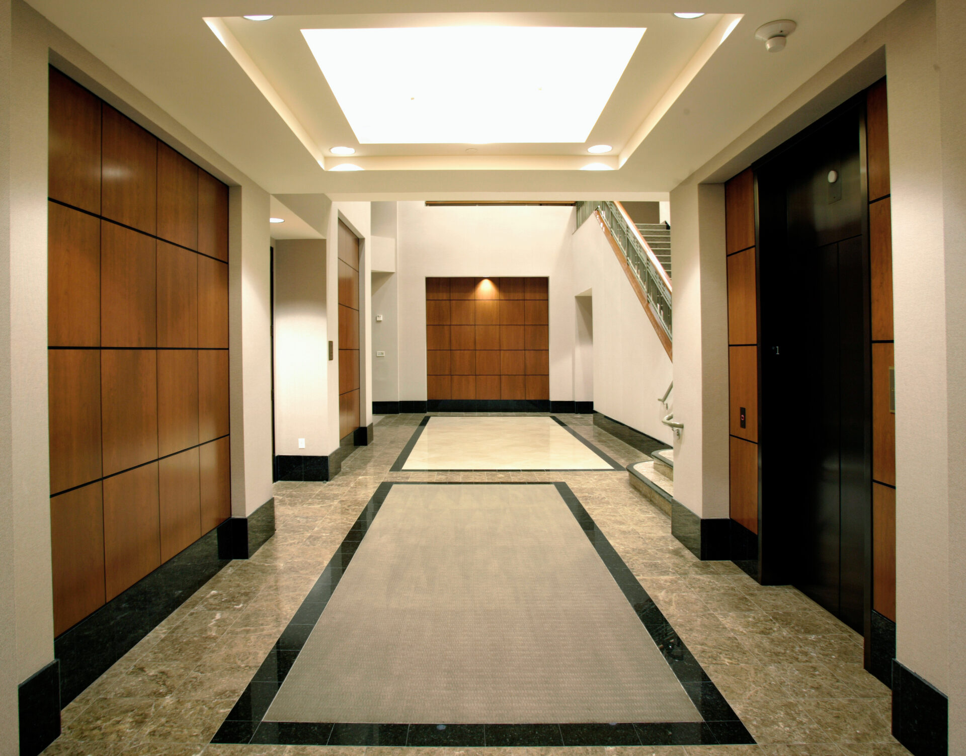 spacious lobby